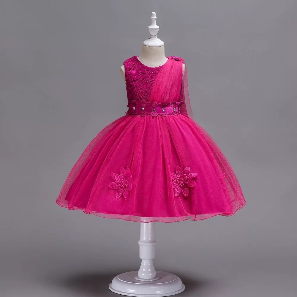 Luxury Pink Formal Birthday wedding princess dress 5012 - Picture 1 of 2